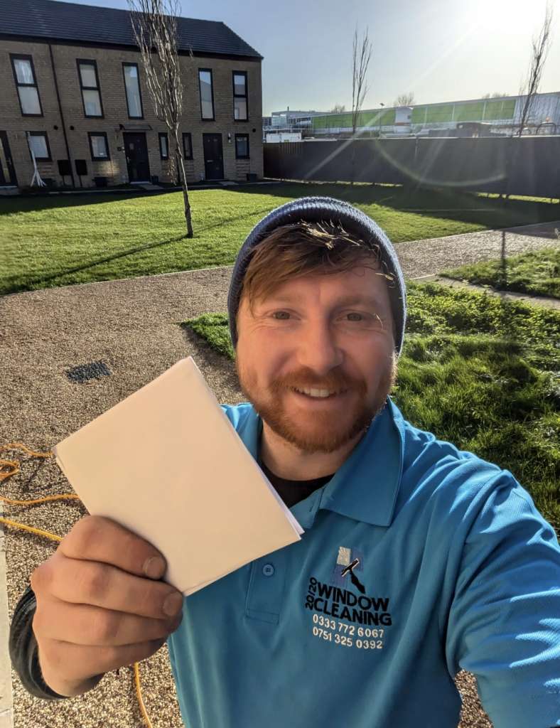 The owner of the 20/20 window cleaning company, george.