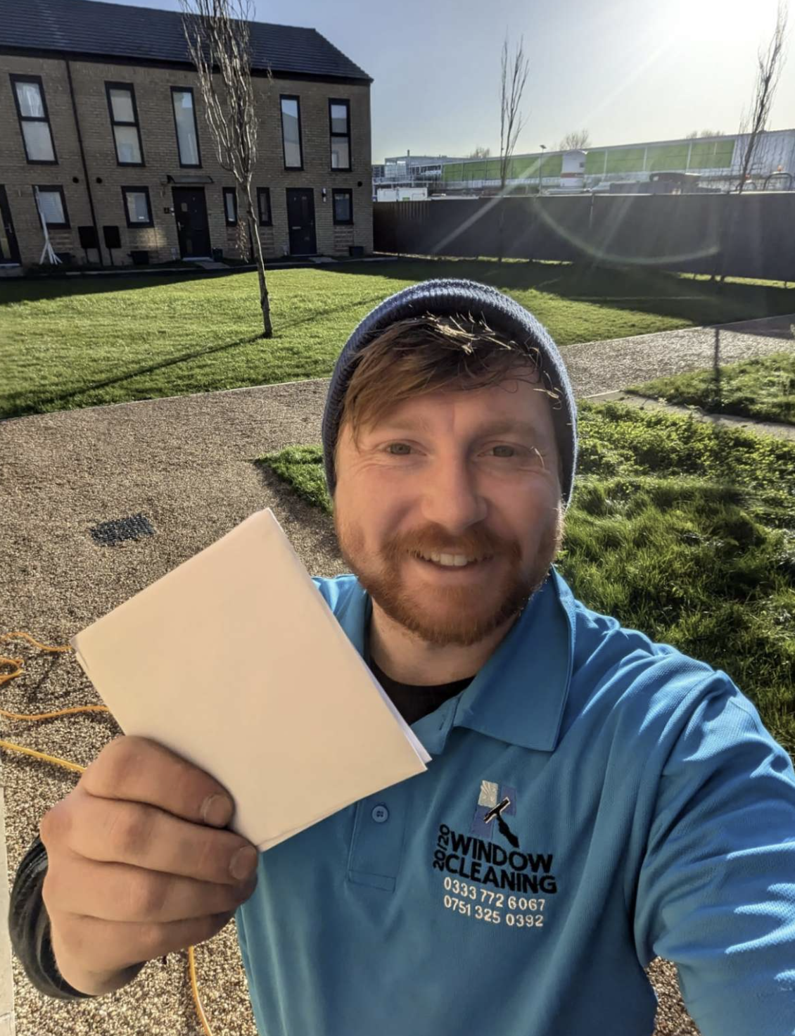 the lead window cleaner of 20/20 window cleaning